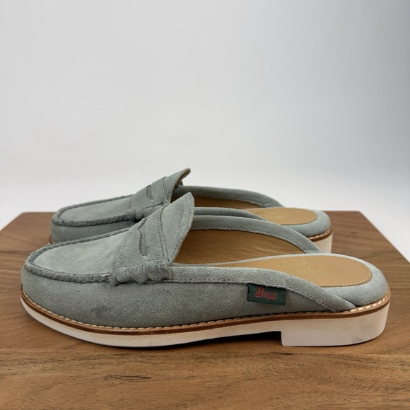 New Mens GH Bass & Co Larson Suede‎ Weejuns Penny Loafers Slides Shoes Sz 8 D main image 8